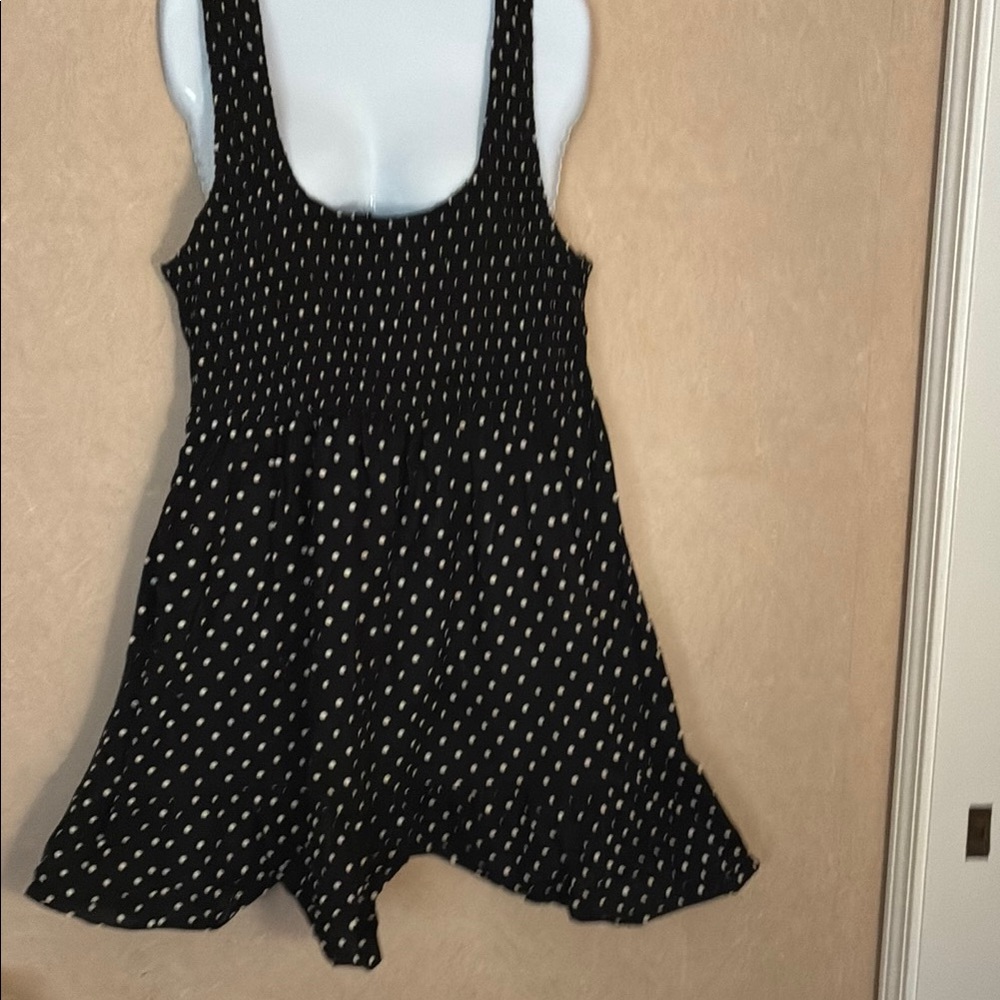 ASOS Black and White Ruffled Tiered Sundress